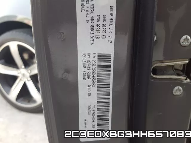 2C3CDXBG3HH657083 фото 2