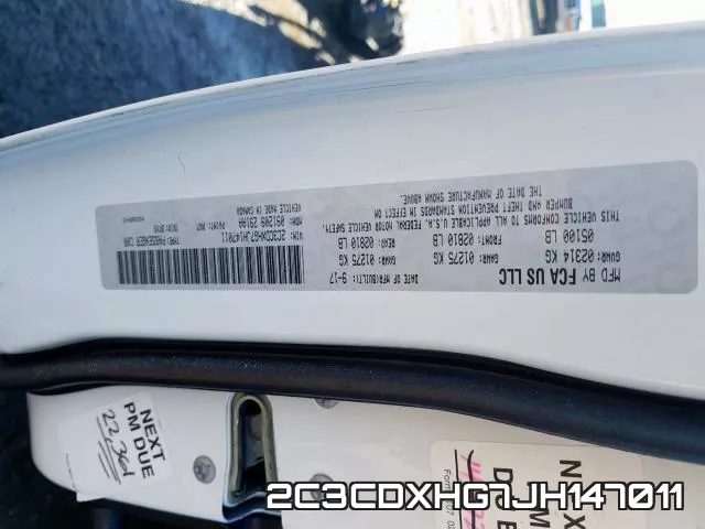 2C3CDXHG7JH147011 фото 2