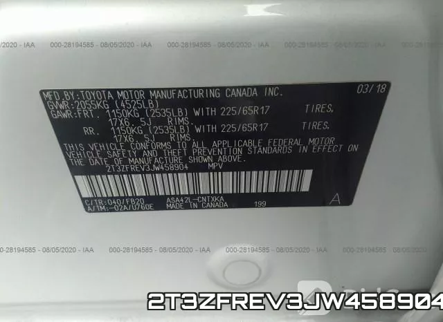 2T3ZFREV3JW458904 фото 10
