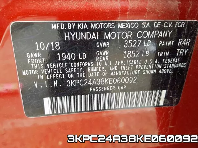 3KPC24A38KE060092 фото 2