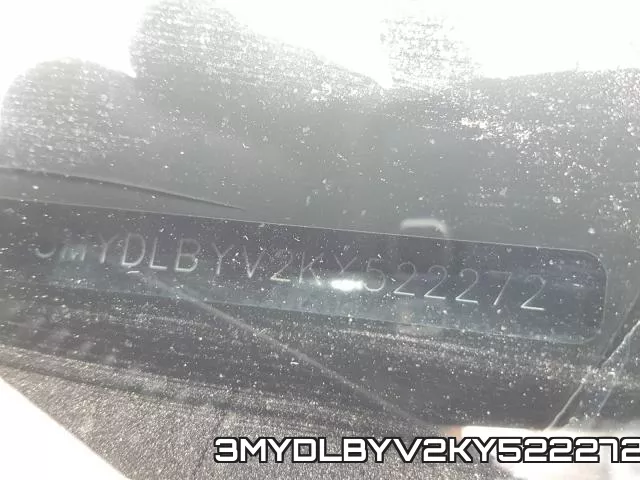 3MYDLBYV2KY522272 фото 2