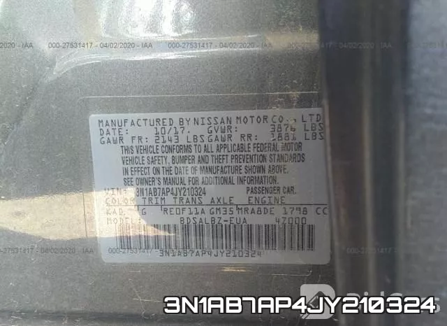 3N1AB7AP4JY210324 фото 10