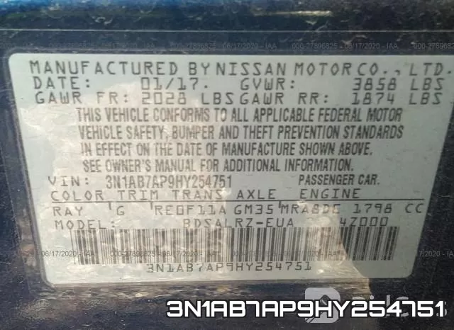 3N1AB7AP9HY254751 фото 10