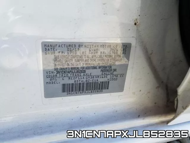 3N1CN7APXJL852835 фото 2