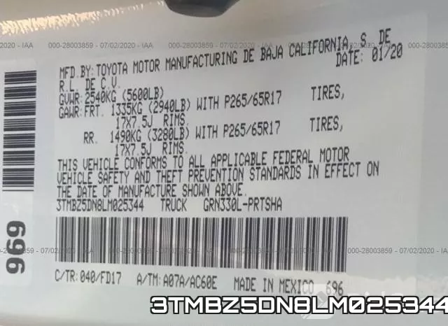3TMBZ5DN8LM025344 фото 10