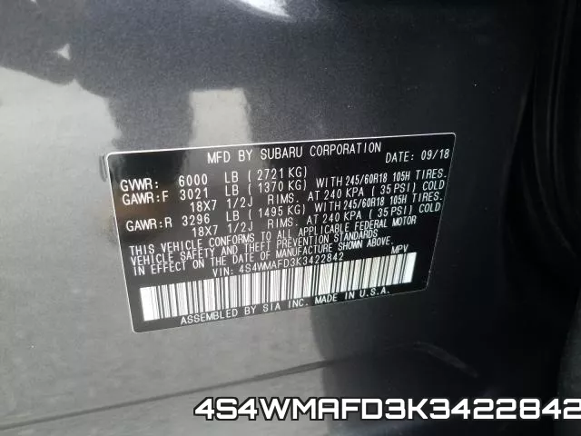 4S4WMAFD3K3422842 фото 2