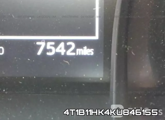 4T1B11HK4KU846155 фото 8