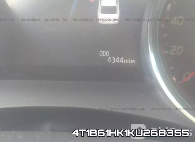 4T1B61HK1KU268355 фото 8
