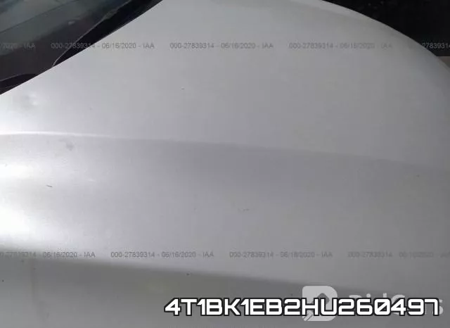 4T1BK1EB2HU260497 фото 7