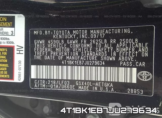4T1BK1EB7JU279634 фото 10