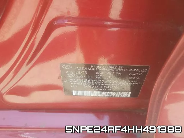 5NPE24AF4HH491388 фото 2