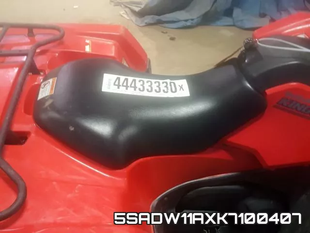5SADW11AXK7100407 фото 7