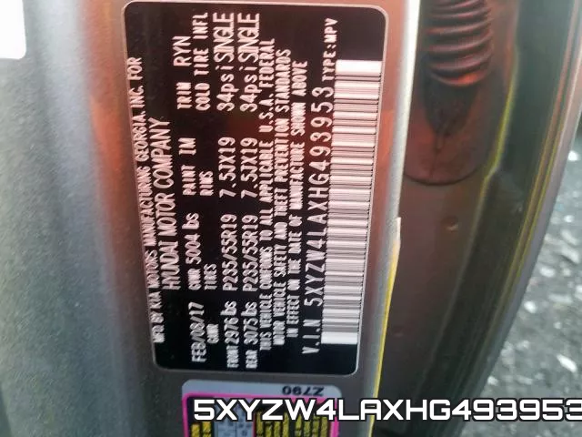 5XYZW4LAXHG493953 фото 2