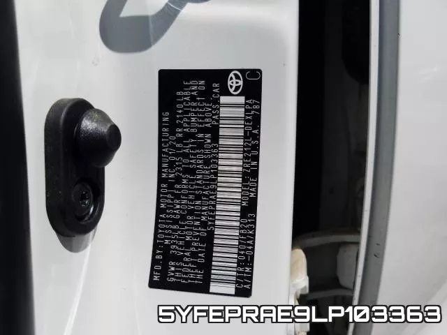 5YFEPRAE9LP103363 фото 2