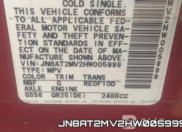 JN8AT2MV2HW005999 фото 10