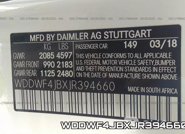 WDDWF4JBXJR394660 фото 10