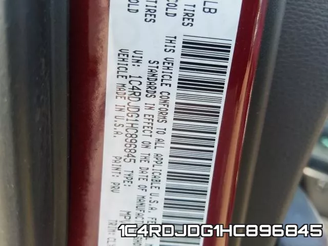 1C4RDJDG1HC896845 фото 2