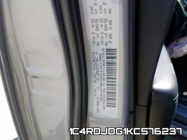 1C4RDJDG1KC576237 фото 2