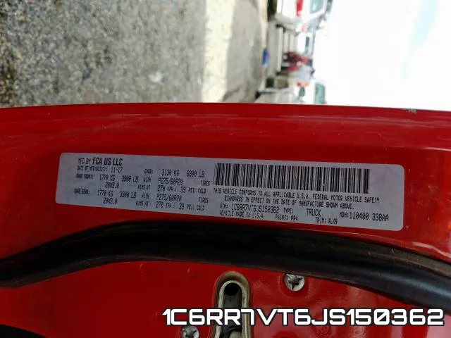 1C6RR7VT6JS150362 фото 2