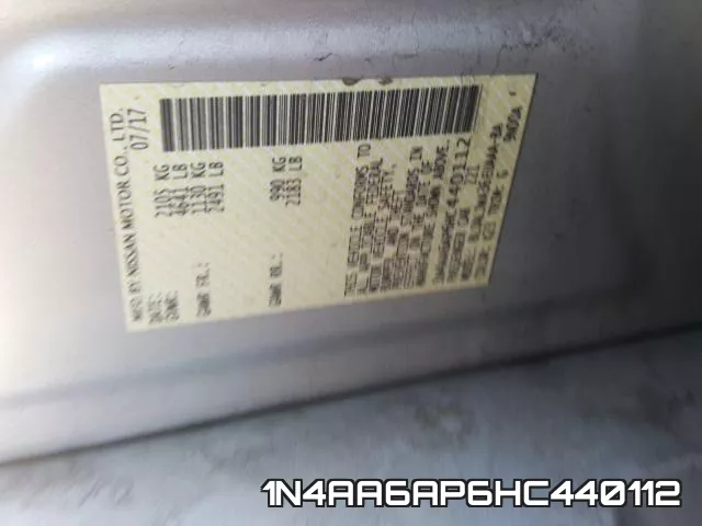 1N4AA6AP6HC440112 фото 2