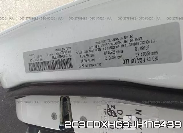 2C3CDXHG3JH176439 фото 10