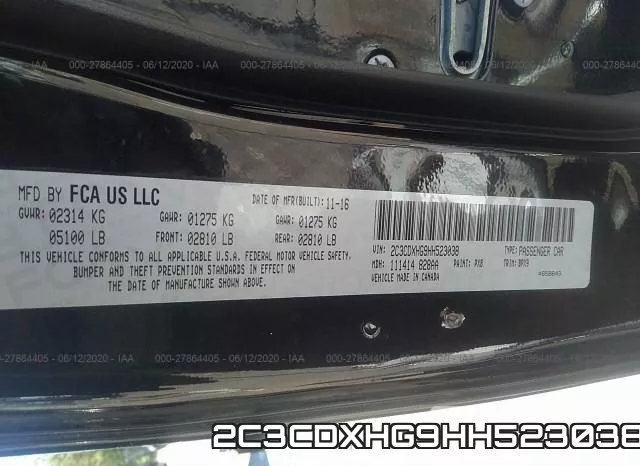 2C3CDXHG9HH523038 фото 10