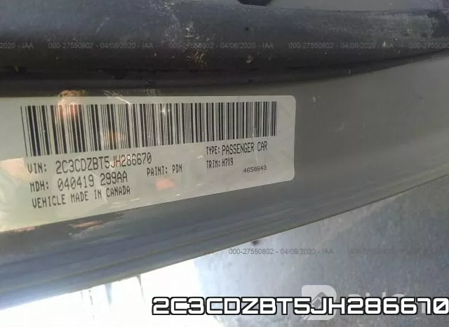 2C3CDZBT5JH286670 фото 10