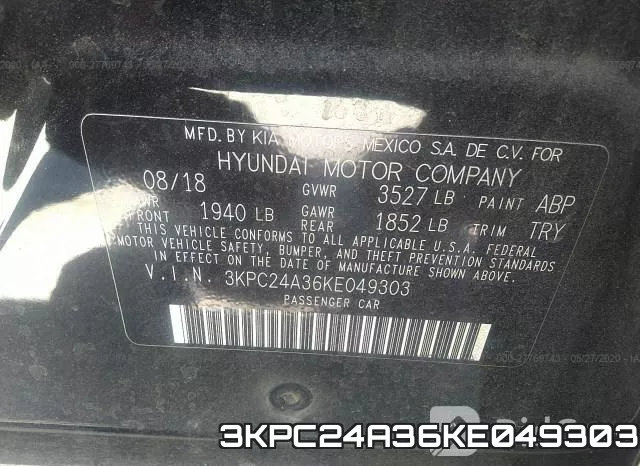 3KPC24A36KE049303 фото 10
