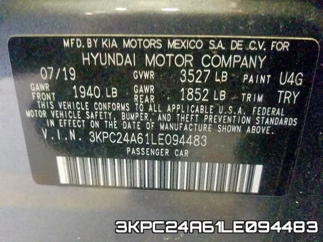 3KPC24A61LE094483 фото 2