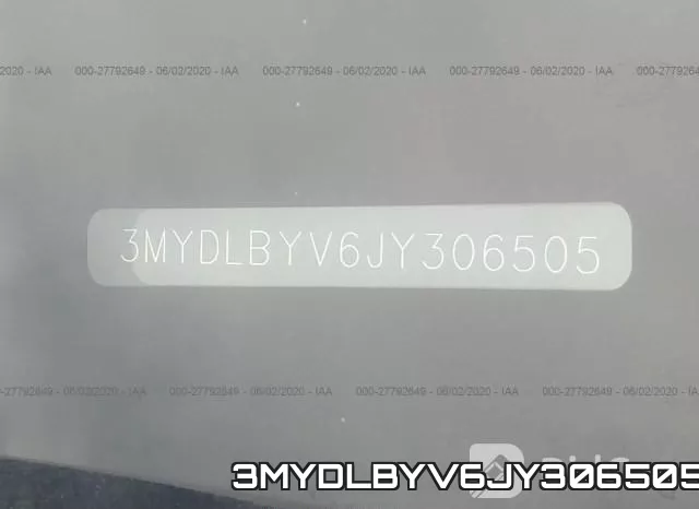 3MYDLBYV6JY306505 фото 9