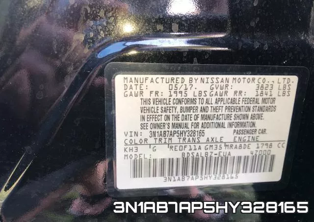 3N1AB7AP5HY328165 фото 2