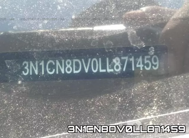 3N1CN8DV0LL871459 фото 10