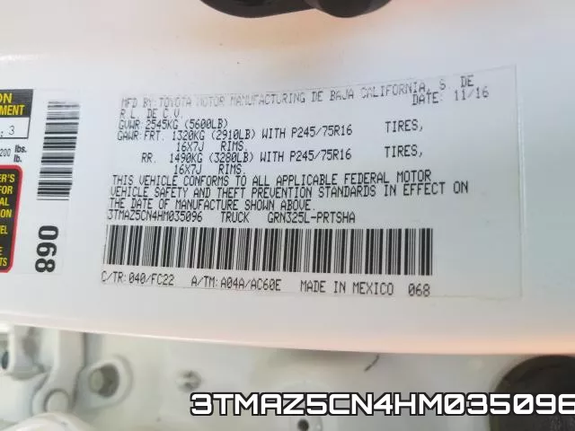 3TMAZ5CN4HM035096 фото 2