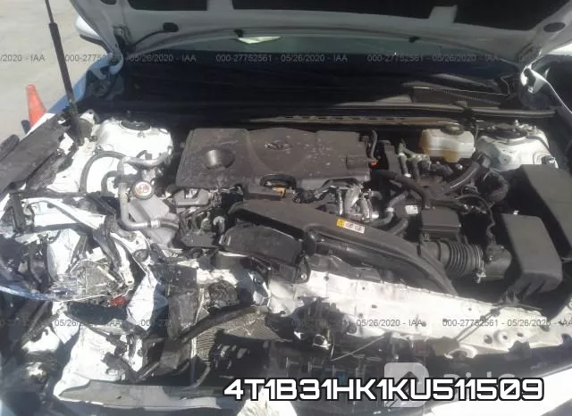 4T1B31HK1KU511509 фото 2