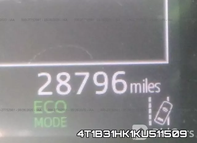 4T1B31HK1KU511509 фото 8