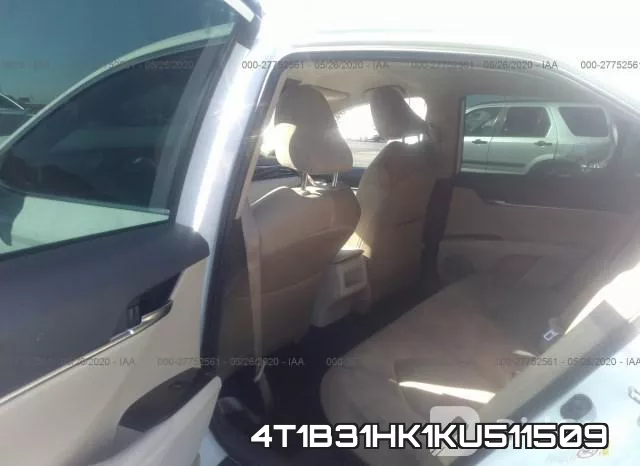 4T1B31HK1KU511509 фото 9