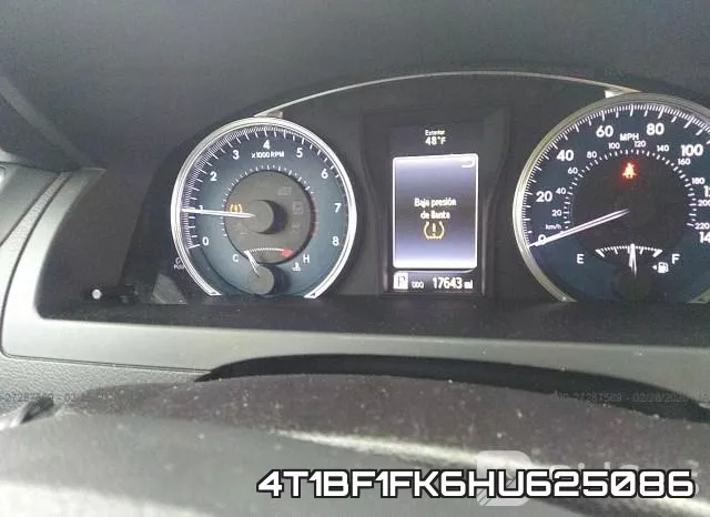 4T1BF1FK6HU625086 фото 7