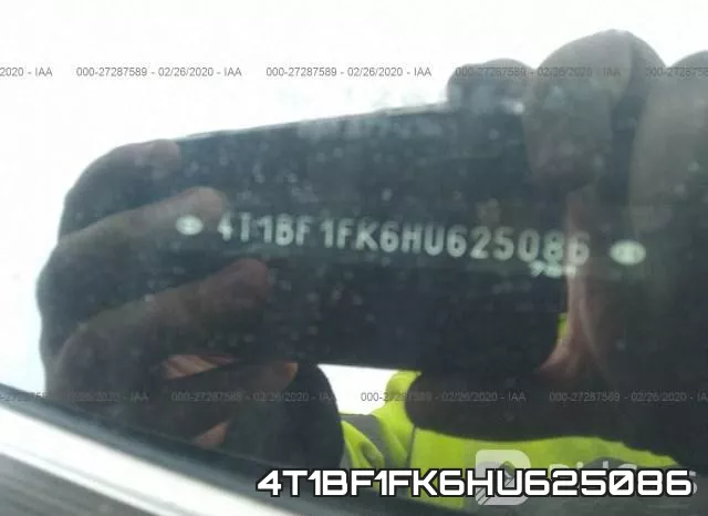 4T1BF1FK6HU625086 фото 9