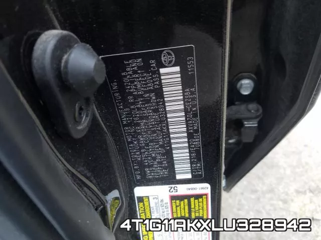 4T1G11AKXLU328942 фото 2