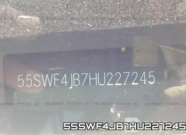 55SWF4JB7HU227245 фото 10