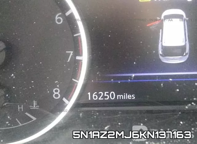 5N1AZ2MJ6KN137163 фото 8