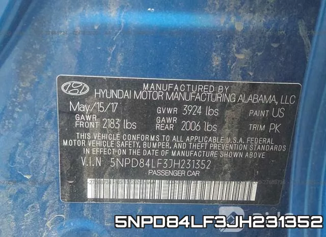 5NPD84LF3JH231352 фото 10