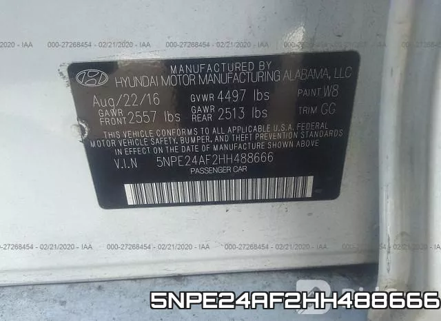 5NPE24AF2HH488666 фото 10