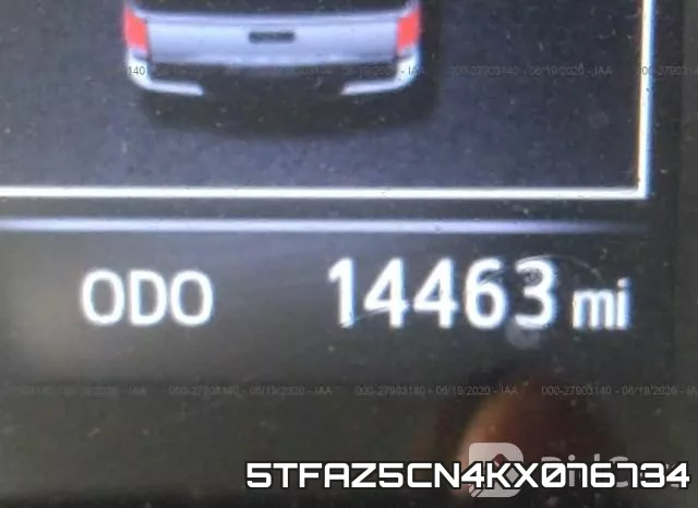 5TFAZ5CN4KX076734 фото 8