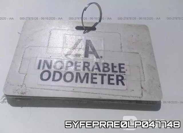 5YFEPRAE0LP047748 фото 8