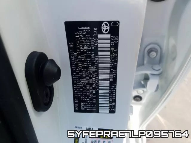 5YFEPRAE7LP095764 фото 2