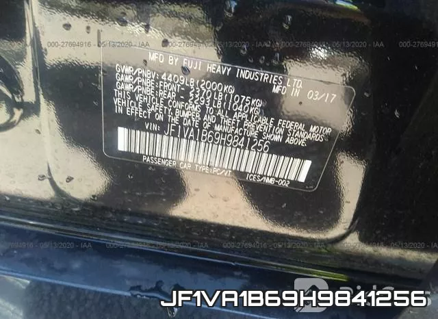 JF1VA1B69H9841256 фото 10