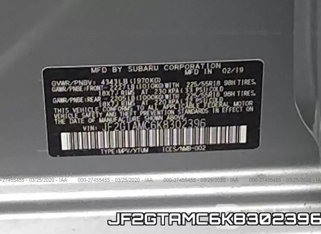JF2GTAMC6K8302396 фото 10