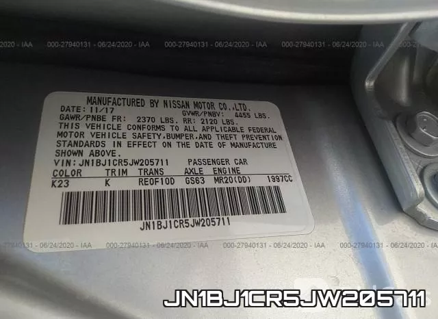 JN1BJ1CR5JW205711 фото 10