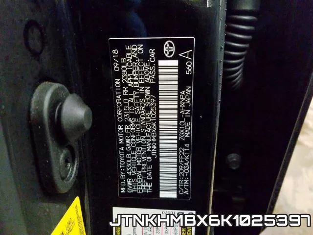 JTNKHMBX6K1025397 фото 2